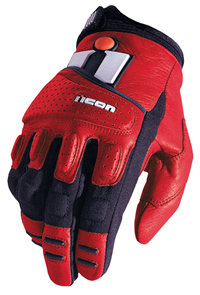 Icon Super-Duty Red Gloves